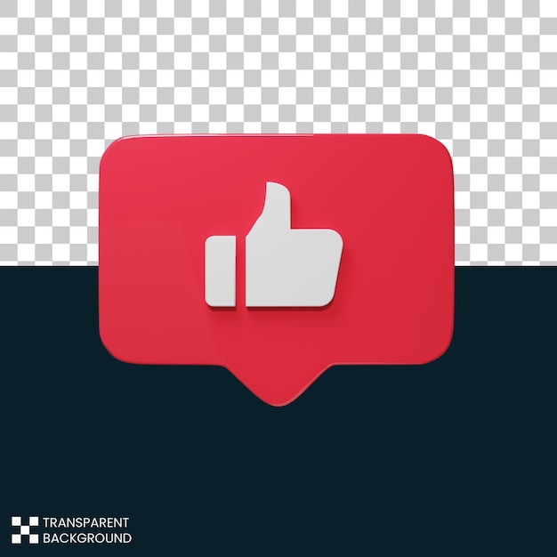 Free PSD dislike or unlike icon button