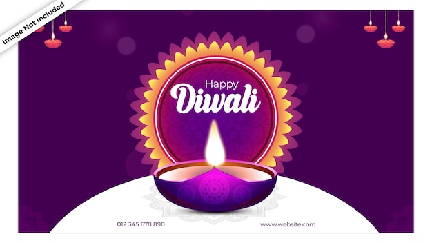 Free PSD diwali celebration instagram posts