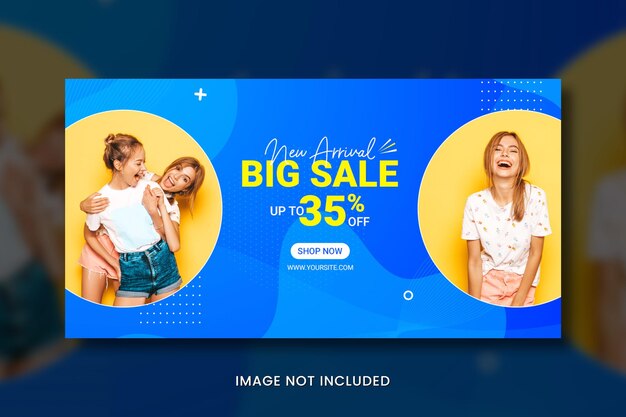 PSD free psd fashion big sale cover facebook