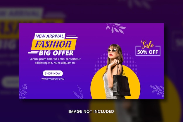 PSD psd gratuito fashion big sale cover facebook