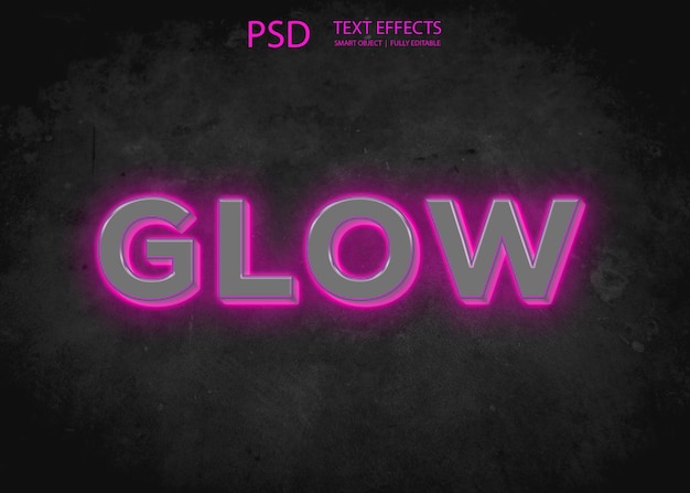 Free psd font text effect style