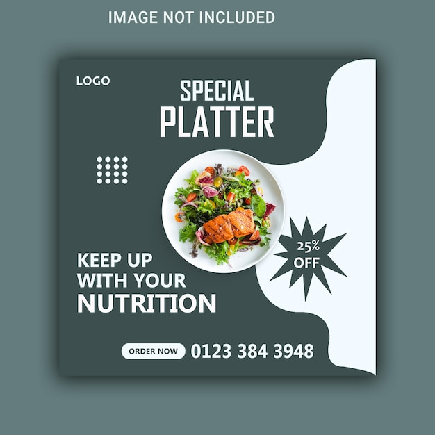 PSD free psd food banner design