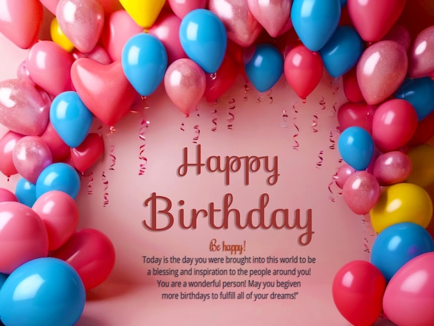 PSD free psd happy birthday background image