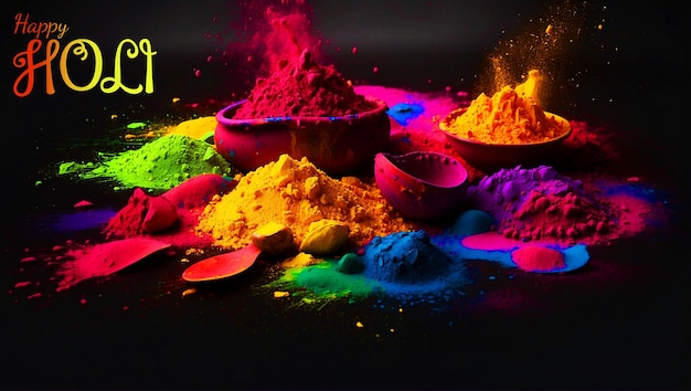 Free psd happy holi festival post sui social media