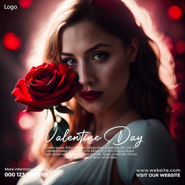 Free psd happy valentine's day discount sale instagram or social media post template