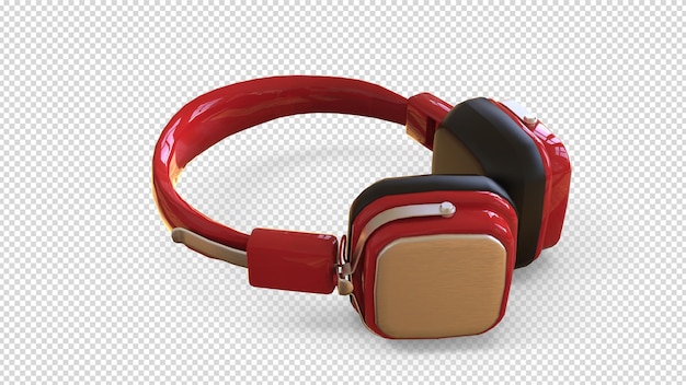 Free PSD Headphone on transparent background