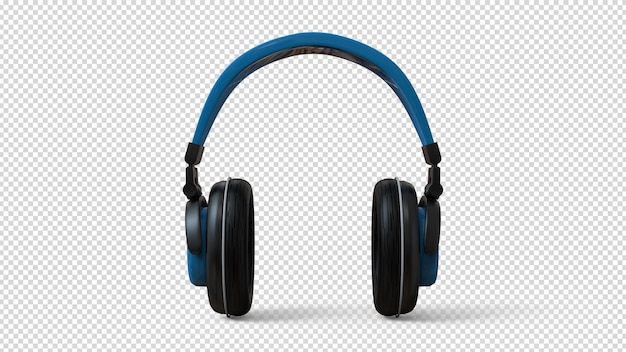 Free PSD Headphone on transparent background