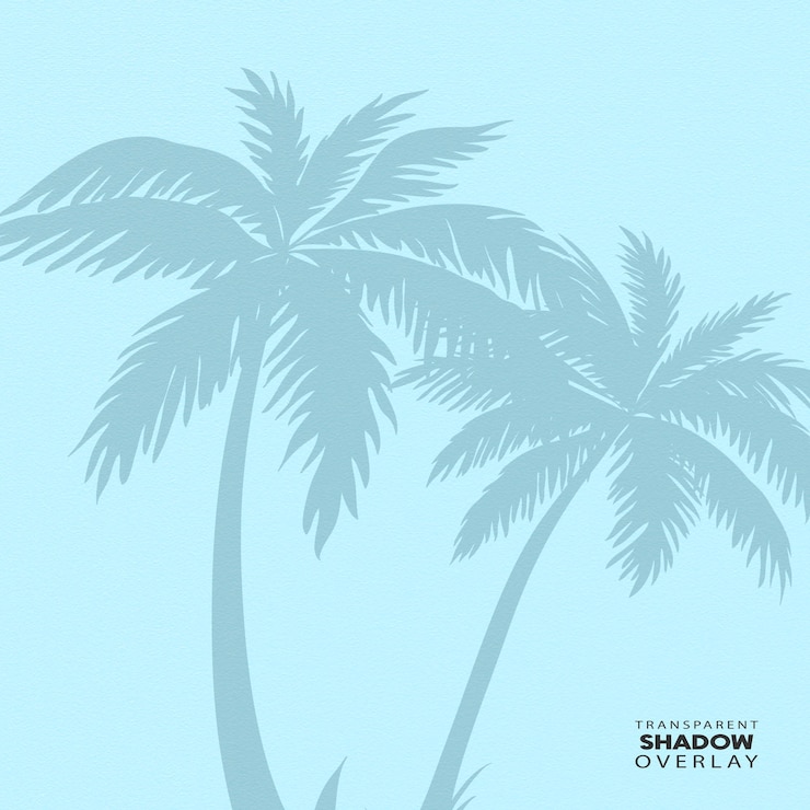 PSD free psd leaves shadow overlay effect background