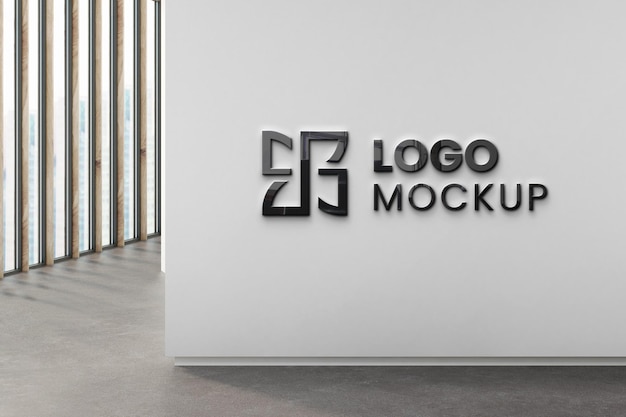 Free PSD logo mockup