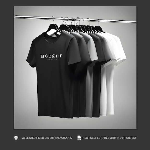 PSD free psd mockup tshirt front