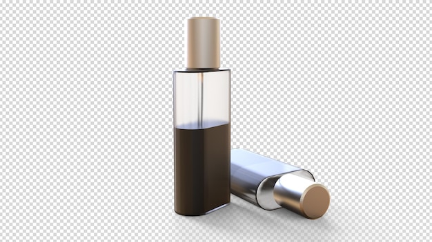 Free PSD perfume on transparent Background