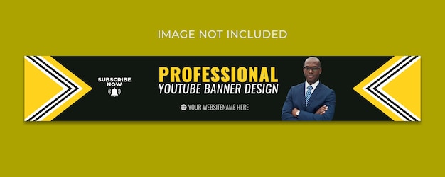 PSD modello di progettazione di copertina di banner youtube professionale psd gratuito