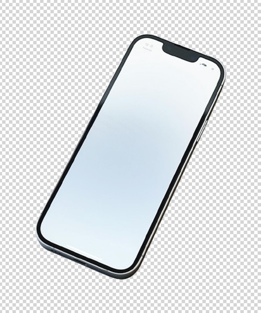PSD psd リアルなモバイルデバイスを透明な背景に隔離してモックアップに使用できます