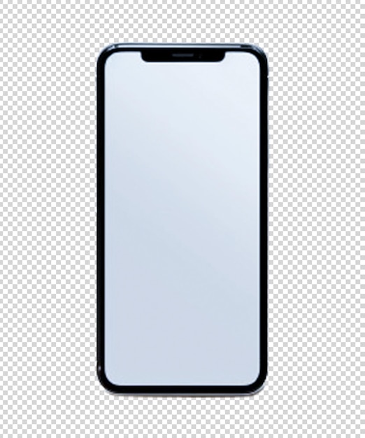 Free PSD psd realistic mobile device isolated on transparent background You can use for your mockup