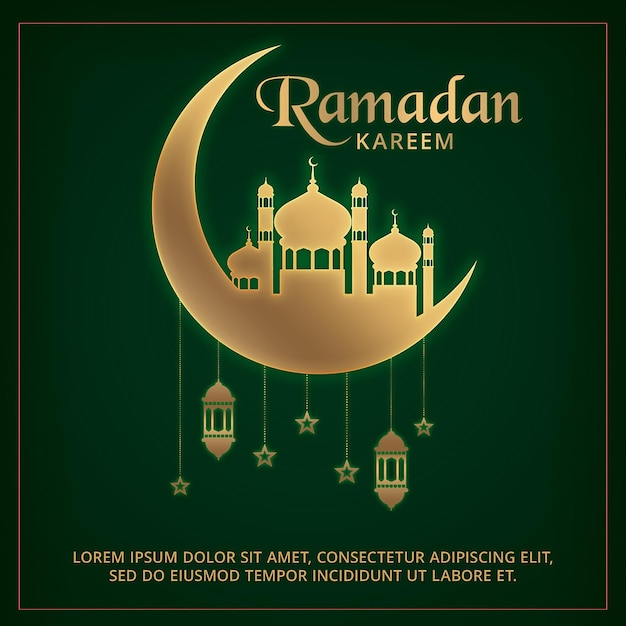 PSD free psd ramadan kareem social media post design