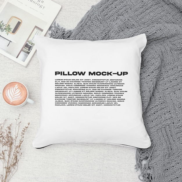 PSD free psd single cushion lay mockup