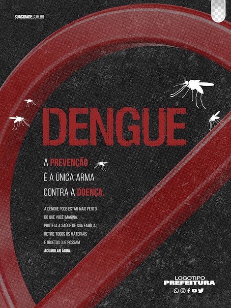 PSD free psd social media dengue prevention campaign mosquito disease epidemic