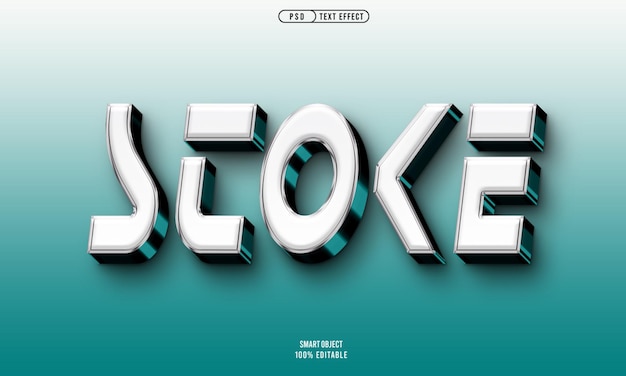 Free psd stoke text style effect