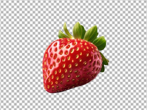 PSD free psd strawberry in fruits isolated on transparent background