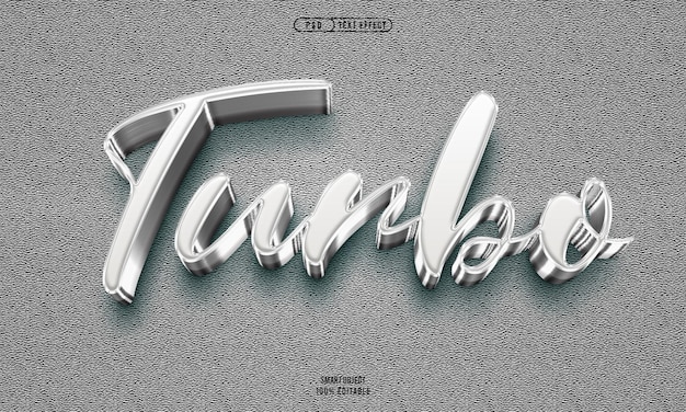 Free psd turbor editable text effect