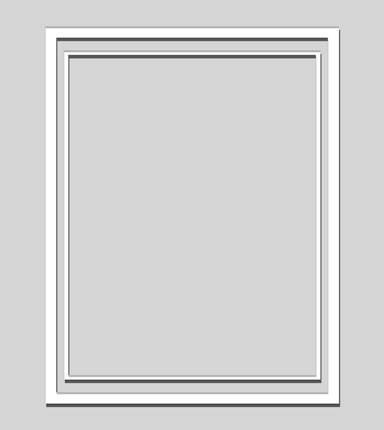 PSD free psd. white color poster frame vector design template