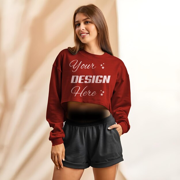 PSD free psd woman t shirt mockup