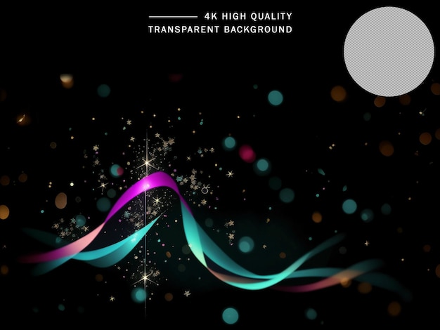 PSD free psdglitter lighting on high quality transparent background png