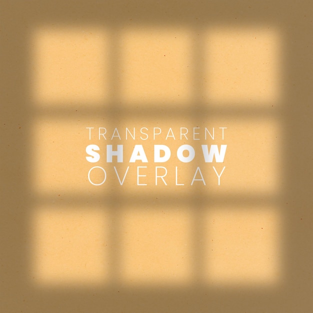 Free realistic overlay shadow effect psd