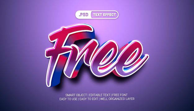 Free text effect