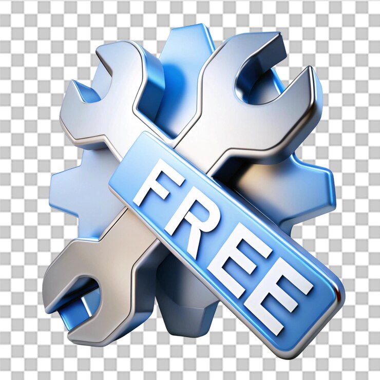 PSD free transform tool 3d illustration isolated on transparent background