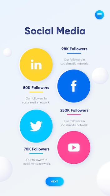 Free vector pack of four colorful options for infographics