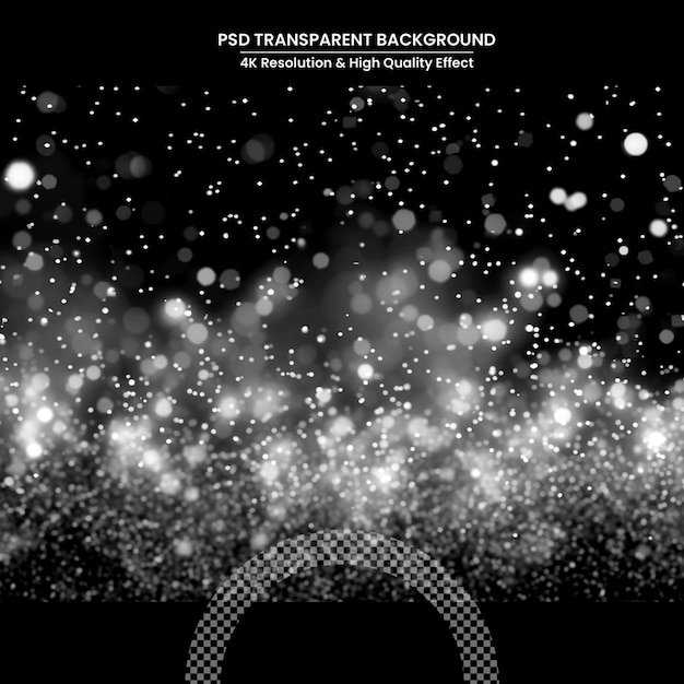 PSD freeze motion of white dust explosion on dark background white powder on dark background