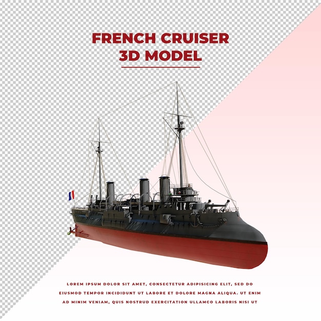 PSD french cruiser battleship