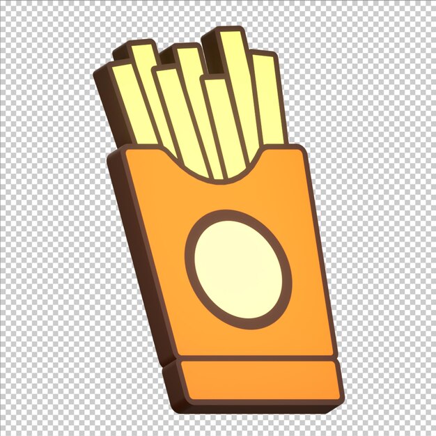 French Fries 3D Icon