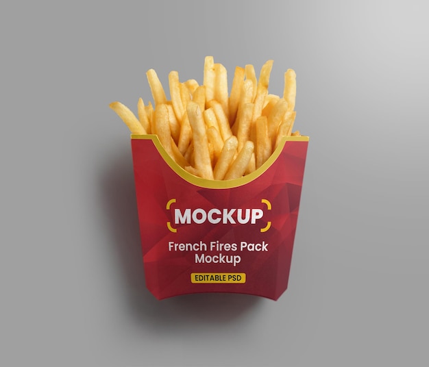 フレンチフライパックモックアップ