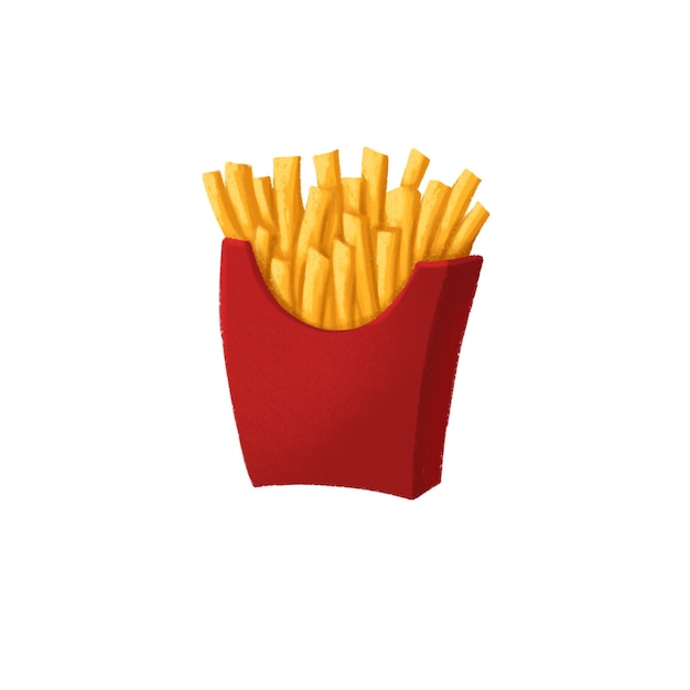 PSD french fries