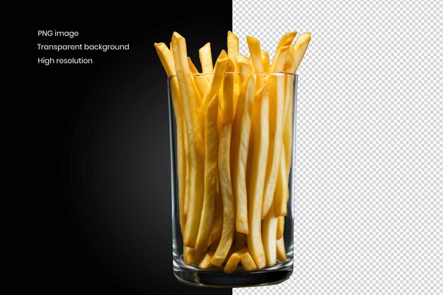 French fry fantasy a dreamy glass vase filled with golden fries