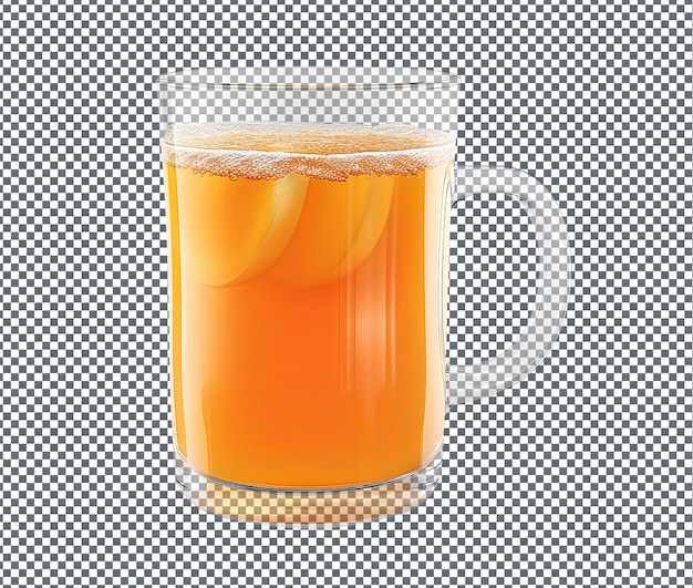 PSD fresh and beautiful apple cider isolated on transparent background