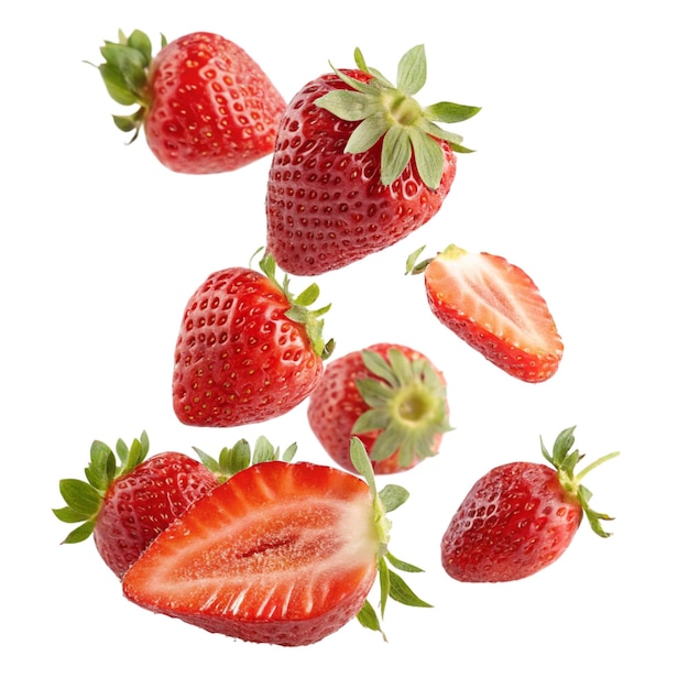 Fresh and juicy strawberries perfect for a healthy snack or dessert