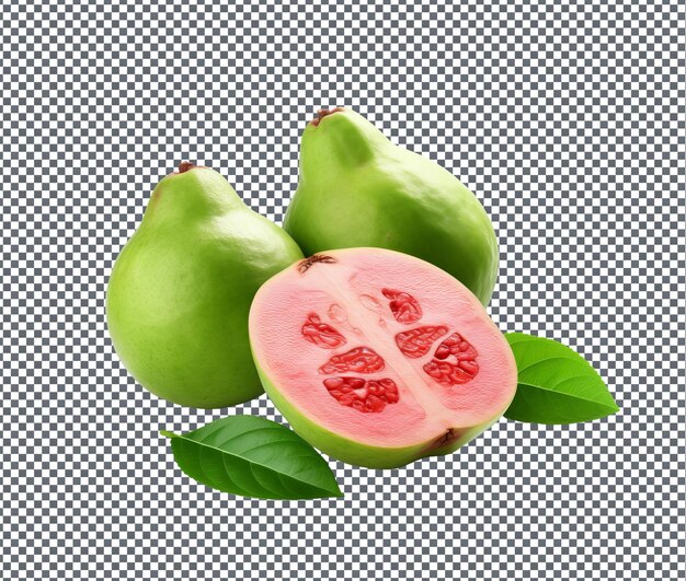 PSD fresh and tasty guava isolated on transparent background