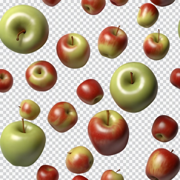 A Fresh apple 3d rendering isolated
