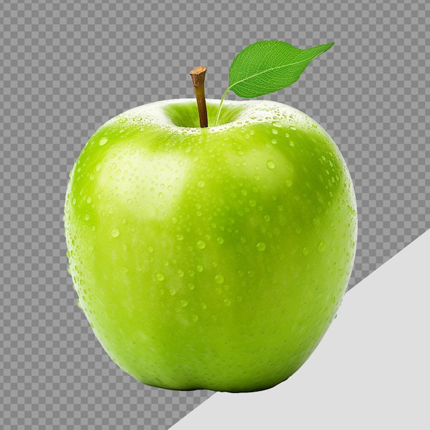 PSD fresh apple fruit png isolated on transparent background