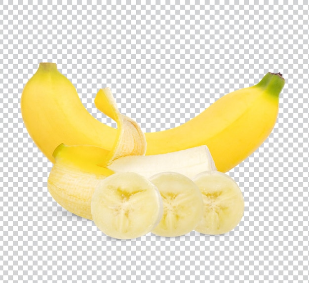 PSD 新鮮なバナナ分離デザイン