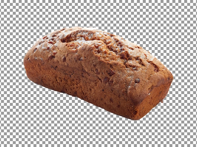 fresh bread loaf isolatd on transparent background
