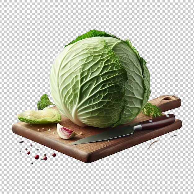 Fresh broccoli isolated premium psd with cabbage transparent background ai generative