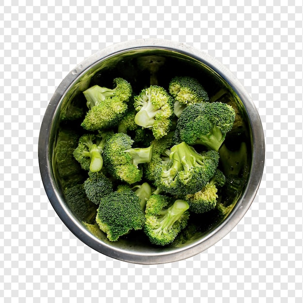 fresh broccoli vegetables isolated on transparent background