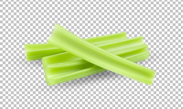 PSD fresh celery isolated on alpha layer