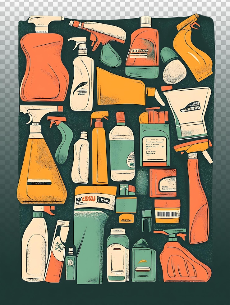 PSD fresh and clean essential supermarket cleaning supplies