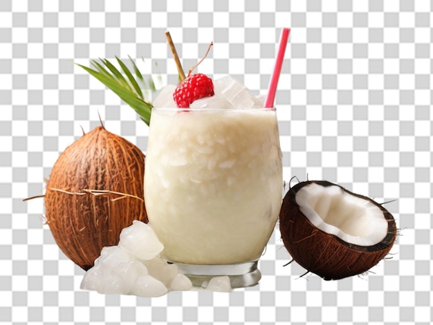 PSD un frigorifero di cocco fresco png