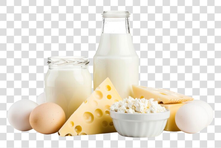 PSD свежие молочные продукты и яйца